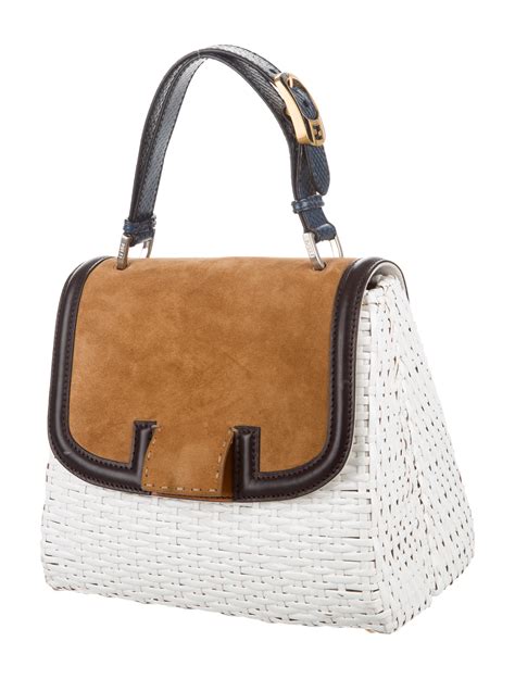 fendi rattan bag.